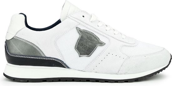 PME Barge wit grijs sneakers heren (PBO192027-900) | bol.com