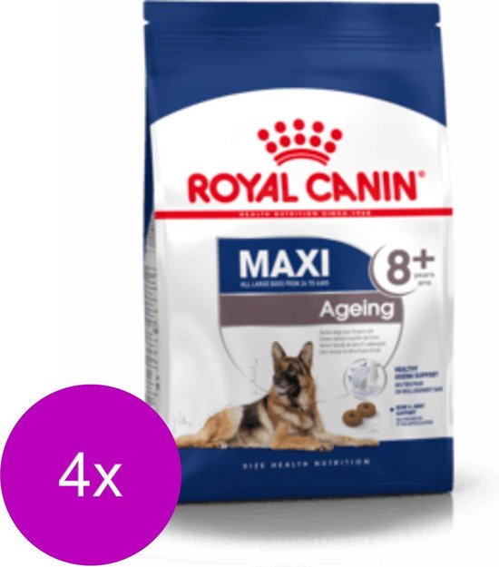 Royal Canin Shn Maxi Ageing 8plus - Hondenvoer - 4 x 3 kg