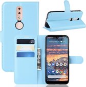 Book Case - Nokia 4.2 Hoesje - Lichtblauw