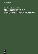 Management of Recorded Information