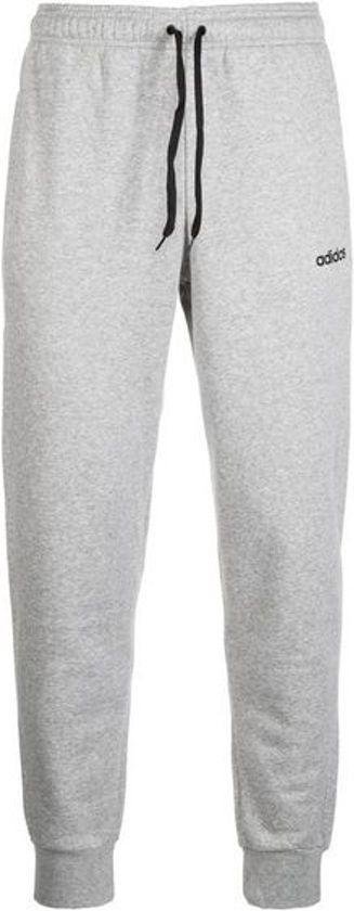 adidas Essentials Plain T Pant Fleece Heren Broek - Medium Grey Heather/Mgh Solid Grey - Maat S - adidas