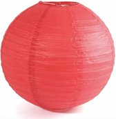 lampion - Paper lantern - Rood 30 cm ø  3 stuks