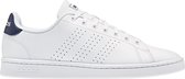 adidas Advantage Heren Sneakers - Ftwr White/Dark Blue - Maat 43 1/3