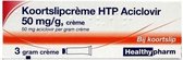 Healthypharm Koortslipcrème HTTP Aciclovir 50 mg/g - 3 gram