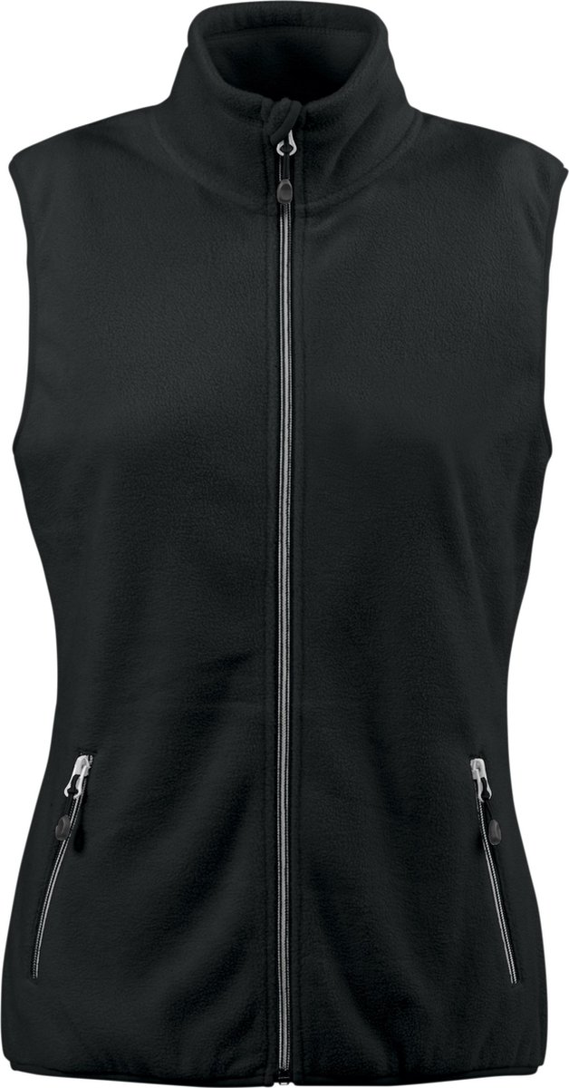 Printer FLEECE VEST SIDEFLIP LADY 2261507 Zwart