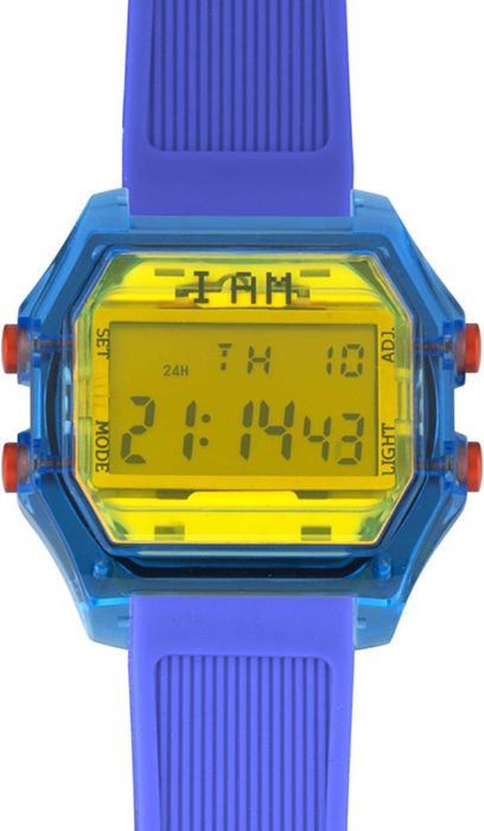 I AM THE WATCH - Horloge - 44mm - Blauw-geel - IAM-KIT26