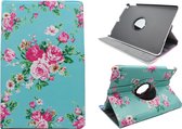 iPad Mini 5 Hoes met Print - Draaibare Tablet Book Cover - Bloemen