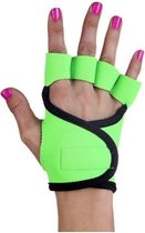 Neon Green and Black - Fitness handschoen S