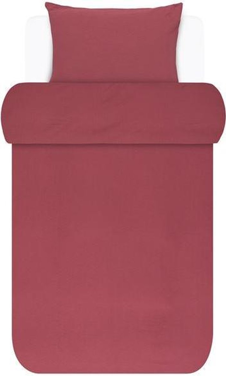 Marc O'Polo Kuva - Dekbedovertrek - Eenpersoons - 140x200/220 cm - Soft Red