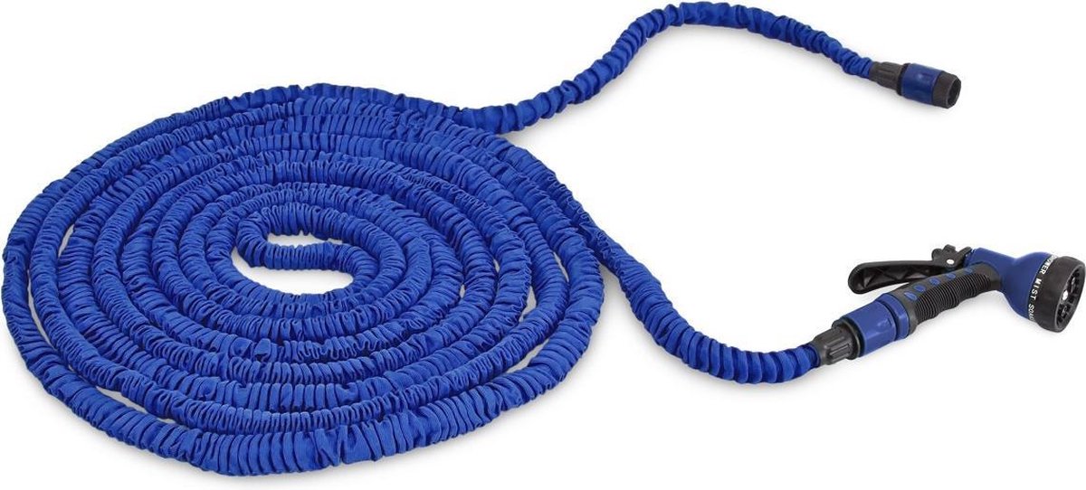 relaxdays Flexibele tuinslang + douchekop Slang tuin Sproeikop