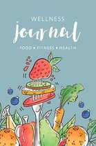 Food Fitness And Health Tracker Wellness Journal Notebook