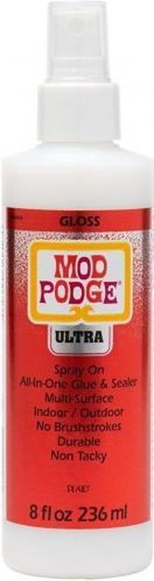Mod Podge • Spray Ultra GLOSS (236ml) • Fixeerlijm en sealer in 1 • Sprayflacon 236ml - Mod Podge