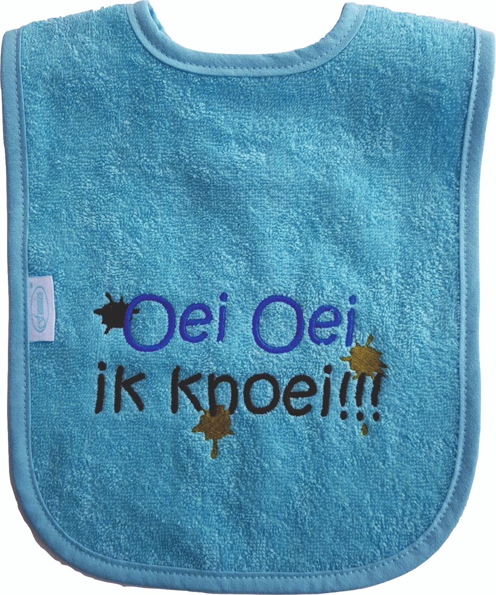 Goedkoopste Licht blauwe slab met Oei oei ik knoei