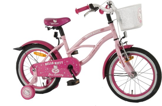 Dicht Soms soms recorder Yipeeh Hello Kitty Cruiser 16 inch Kinderfiets | bol.com