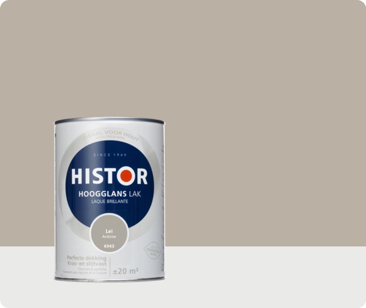 Histor Perfect Finish Lak Hoogglans 1,25 liter - Lei