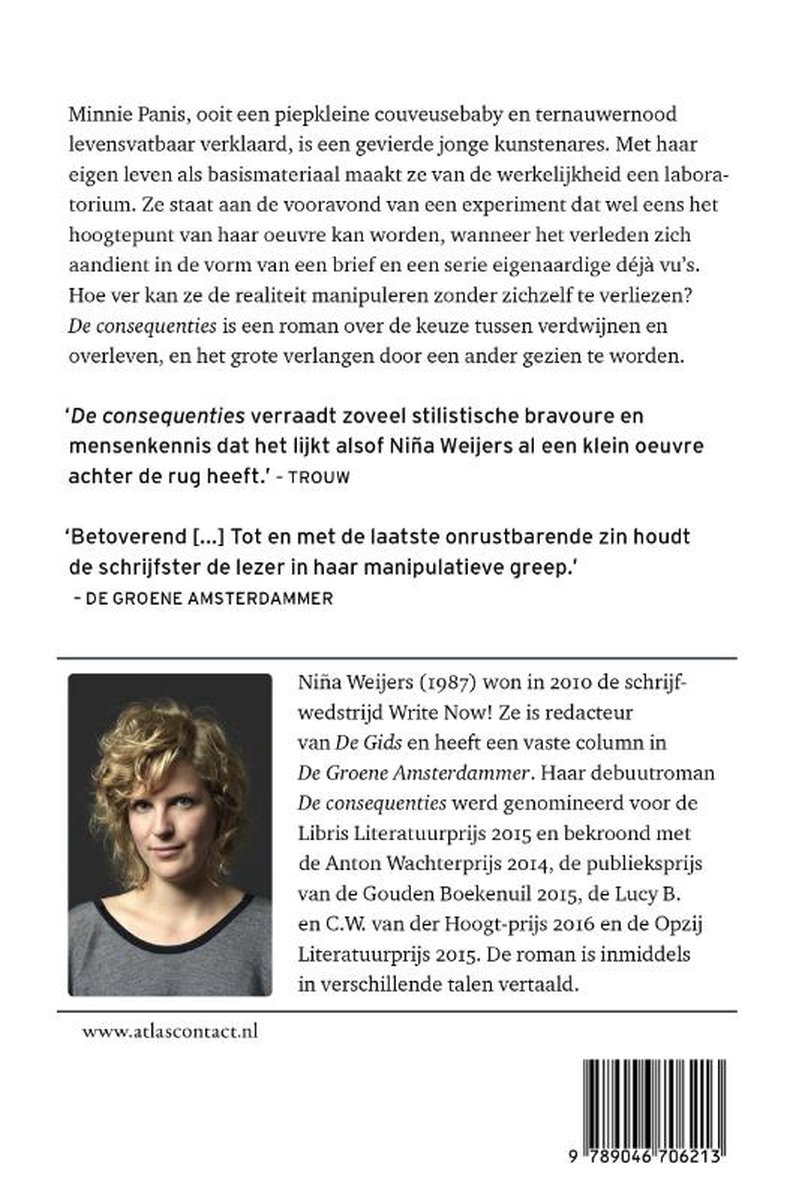 De consequenties - back cover