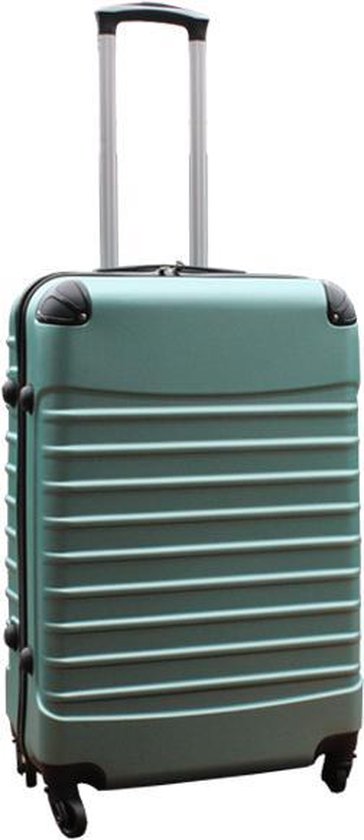 Reiskoffer reiskoffer met wielen 69 liter - lichtgewicht - cijferslot - groen