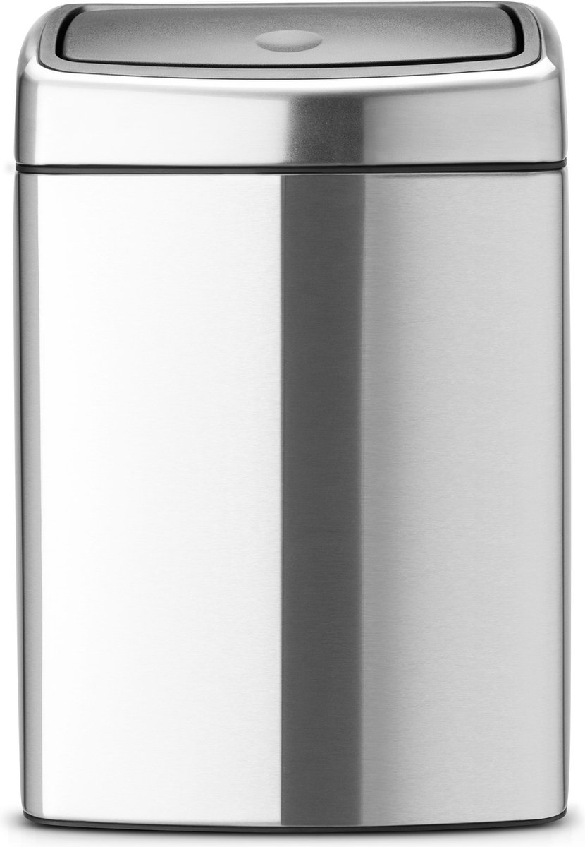 Goedkoopste Brabantia Touch Bin Prullenbak - 10 liter - Matt Steel Fingerprint Proof