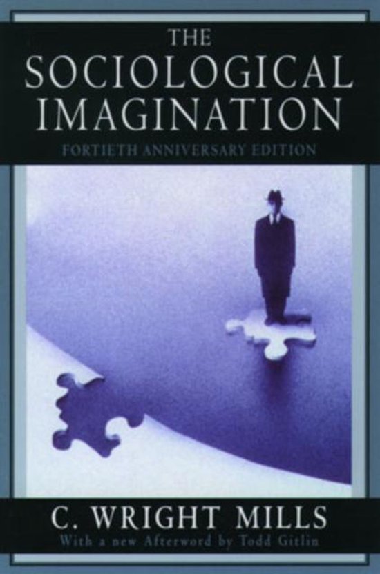 Couverture du livre "The Sociological Imagination" par C. Wright Mills, édition du quarantième anniversaire.