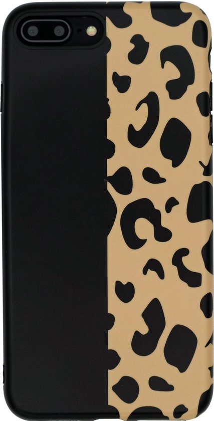 Luxe Back Cover voor Apple iPhone 7 Plus - iPhone Plus met Tijger Luipaard Print -... bol.com