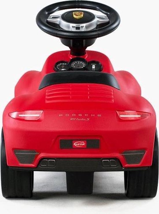 Porsche loopauto Rastar Porsche 911 turbo S rood