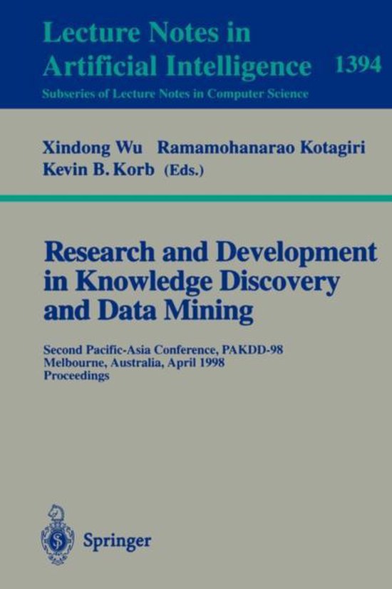 Research and Development in Knowledge Discovery and Data Min ... - cover