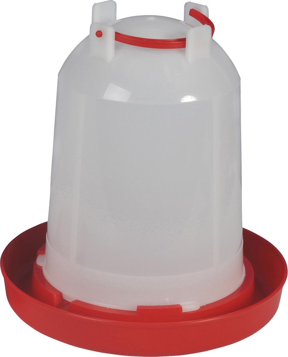 Beeztees plastic drinktoren wit 6 liter