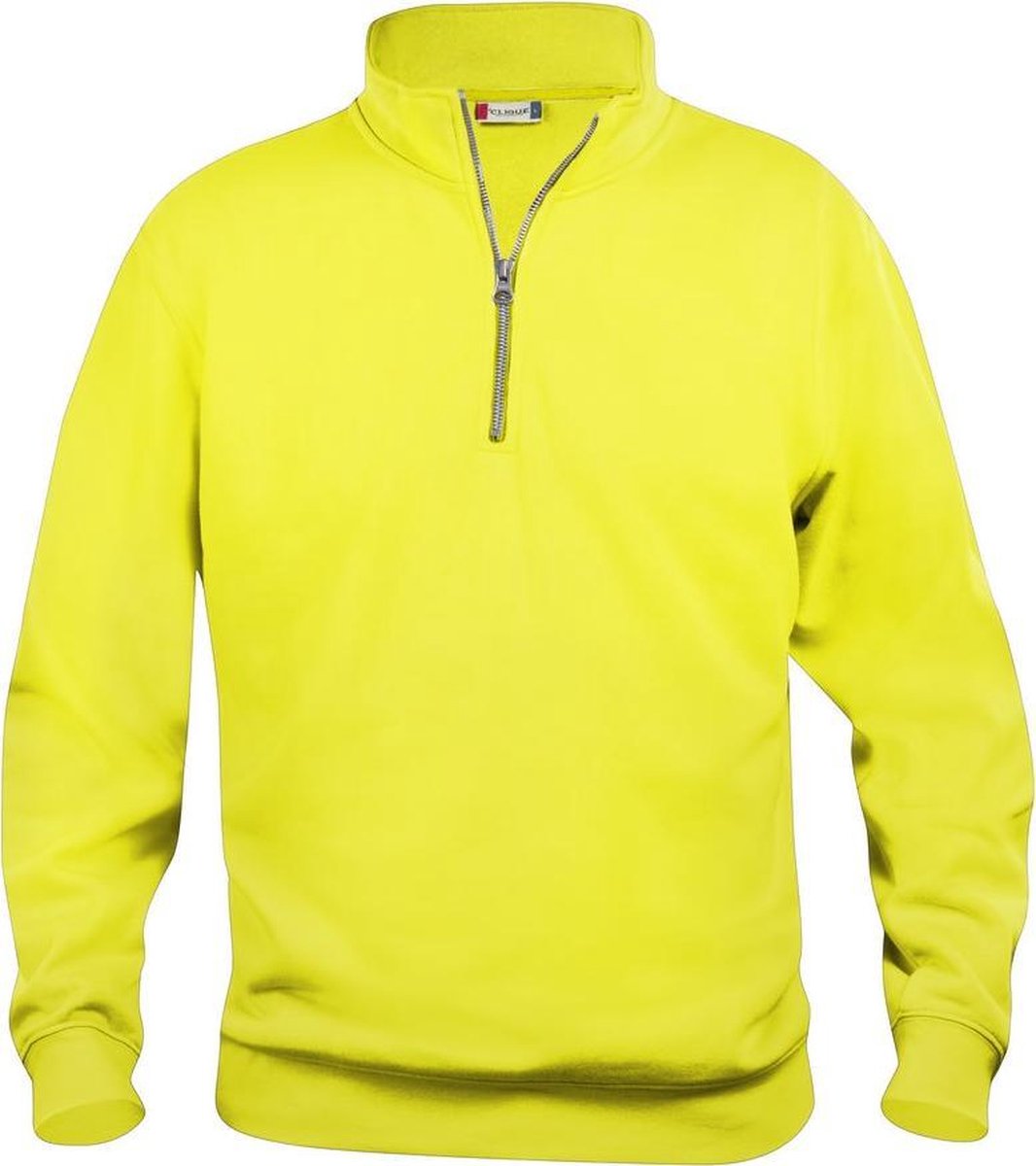 Clique Basic Half Zip 021033 - Signaal-geel - XL