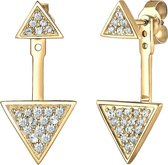 Elli Oorbellen Ear Jacket 925 Sterling Zilver Kristal