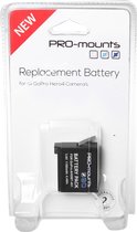 PRO-mounts GoPro Hero4 batterij + GRATIS Rugzak