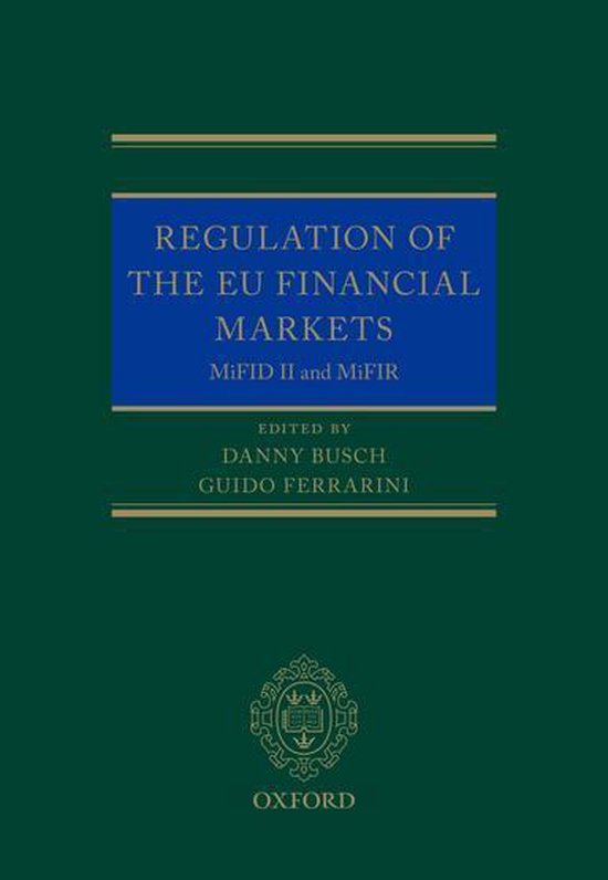 Oxford EU Financial Regulation - Regulation of the EU Financ ... - cover