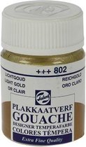 Talens plakkaatvef Extra Fijn flacon van 16 ml, lichtgoud