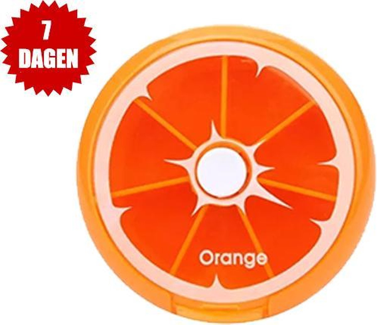 Goedkoopste Pillendoos - ( 7 dagen ) - Super Gebruiksvriendelijk! - Extra Grote Vakken - Eenvoudig te Openen - Makkelijk Mee Te Nemen - Pillendoosje Bestseller!
