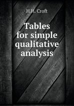 Tables for simple qualitative analysis