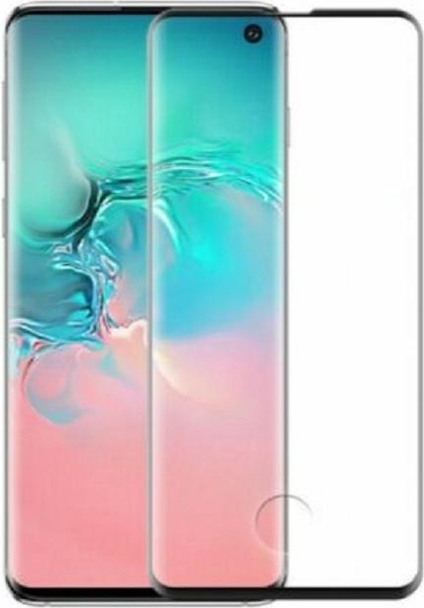 Xssive Full Cover Glass Screenprotector voor Samsung Galaxy S10 - Tempered Glass