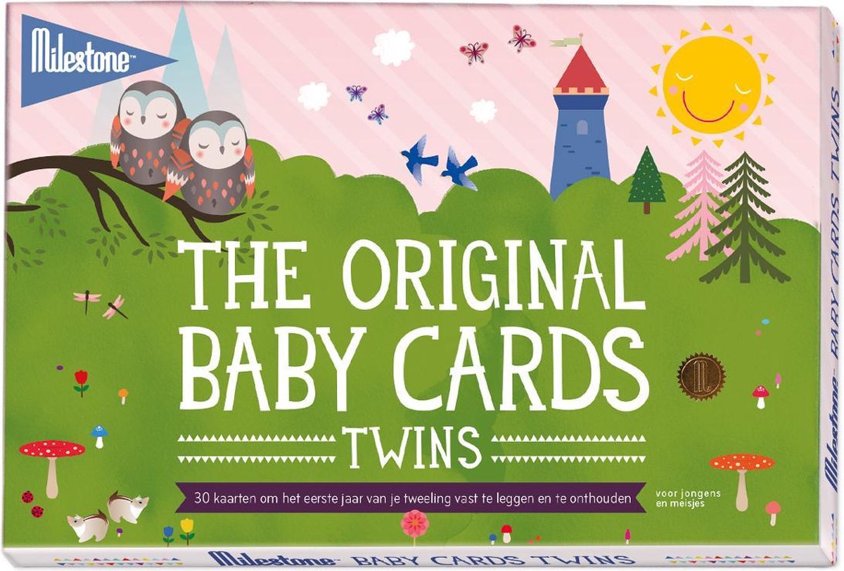 Goedkoopste Milestone™ Baby photo cards twins original