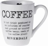 Riverdale Mok Koffie Mini - Wit -  9 cm