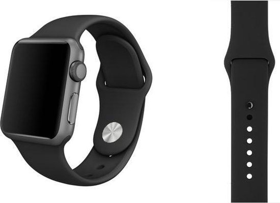 Lot toediening Tienerjaren Siliconen Band Voor Apple Watch Series 1/2/3/4 42 MM /44 MM - iWatch  Armband Polsband... | bol.com