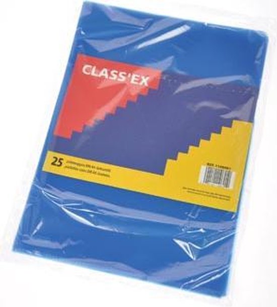 Class'ex L-map gekorreld blauw pak van 25 stuks - Leitz