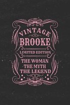 Vintage Brooke Limited Edition the Woman the Myth the Legend