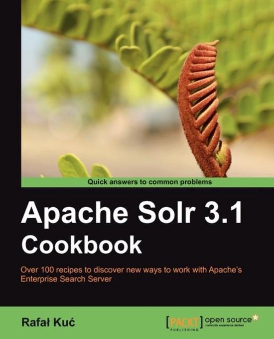 Apache Solr 3.1 Cookbook - cover