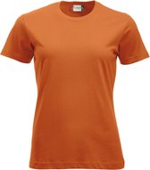 Clique New Classic-T Women 029361 - Diep-oranje - M