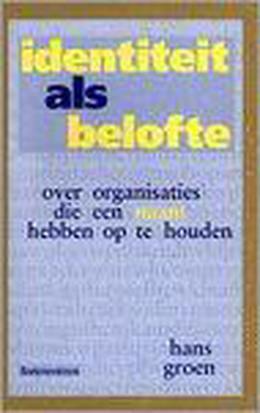 9789023904175 - IDENTITEIT ALS BELFTE