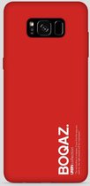 BOQAZ. Samsung Galaxy S8 hoesje - URBN mat rood