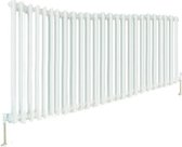 Design radiator horizontaal 2 kolom staal wit 60x114,8cm 1573 watt - Eastbrook Rivassa