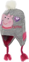 Winter muts Peppa Pig grijs maat 54