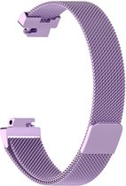 YONO Fitbit Inspire Bandje - HR - 2 - Milanees - Lila - Small