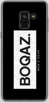 BOQAZ. Samsung Galaxy A8 2018 hoesje - Labelized Collection - Grunge print BOQAZ