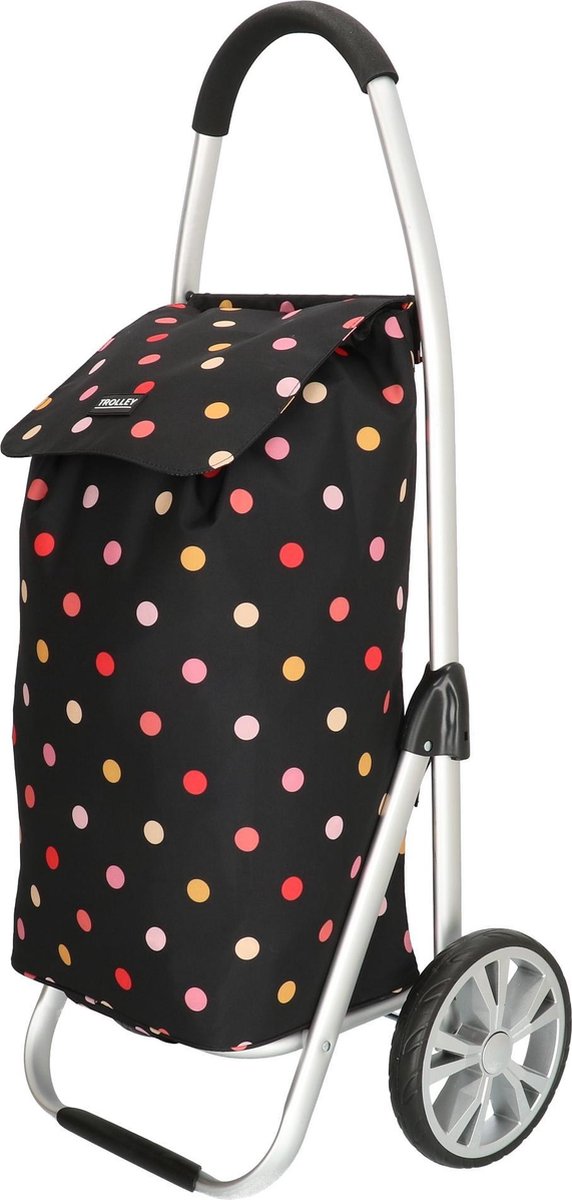 Boodschappentrolley Inklapbaar - Multicolor Stippen