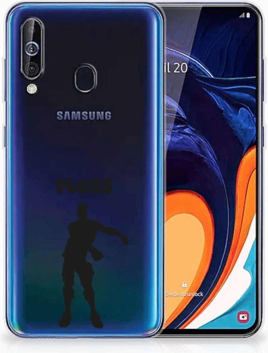 Samsung Galaxy A60 Telefoonhoesje met Naam Floss
